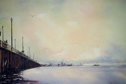 "The Pier at White Rock" ltd. edition 50 image size 28x20