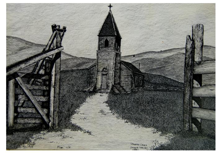 1979 pen and ink and pencil